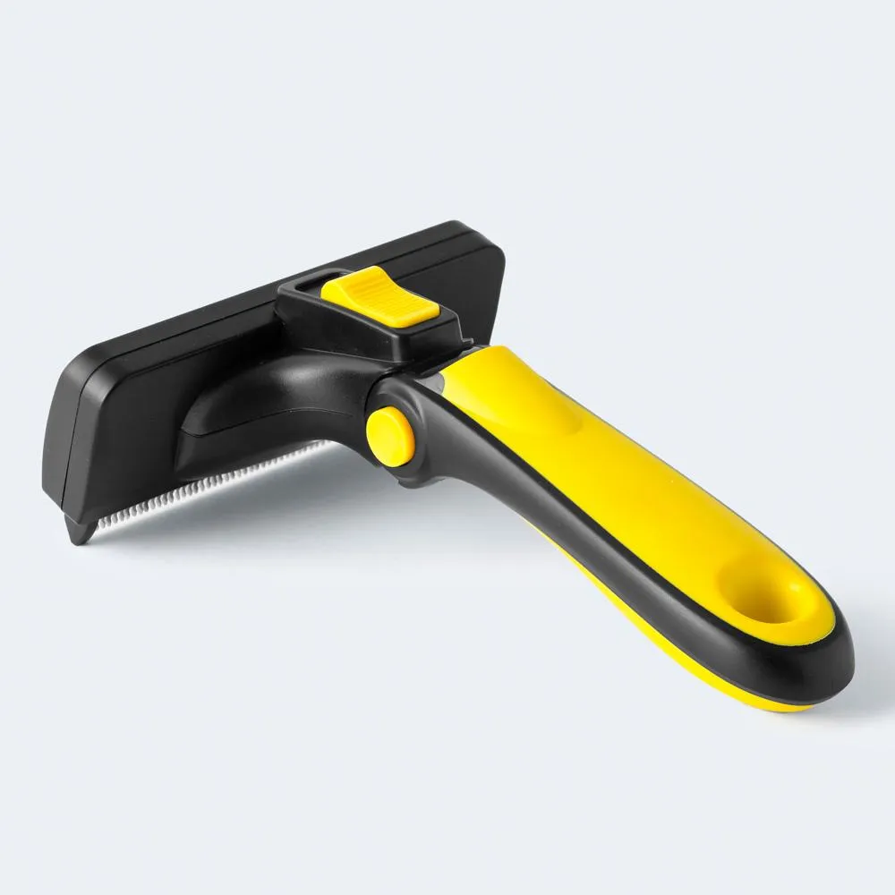 Refuresh Short and Medium Hair Dog Deshedding Tool Yellow Large^^^