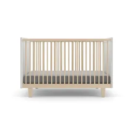 Rhea Crib - Birch / White by Oeuf