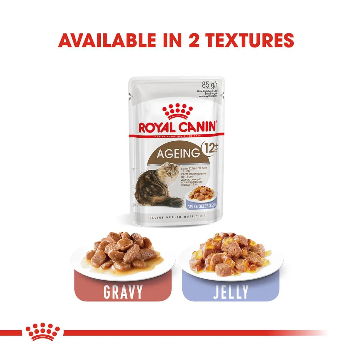 Royal Canin Ageing 12  Senior In Jelly Wet Cat Food 85G