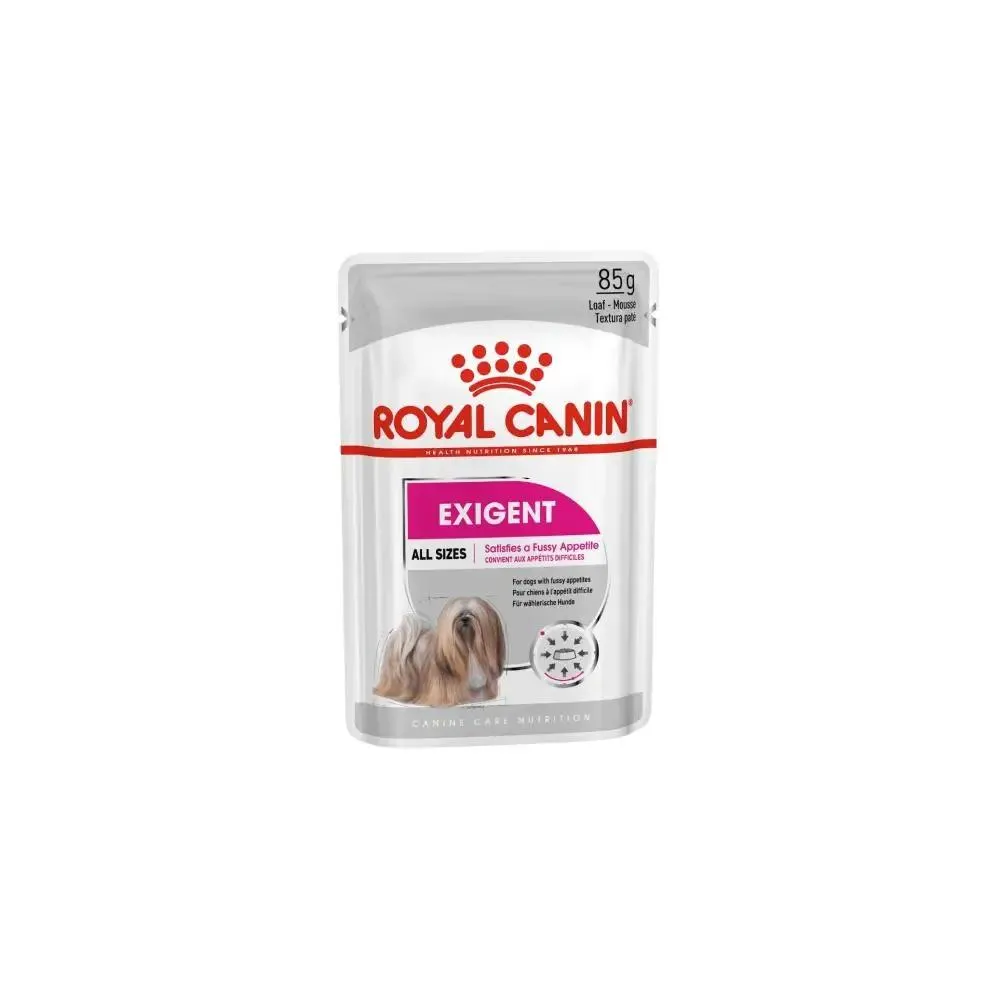 Royal Canin Canine Care Exigent Loaf Wet Dog Food 85g