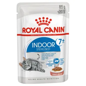 Royal Canin Indoor 7  Adult Gravy Wet Cat Food 85g