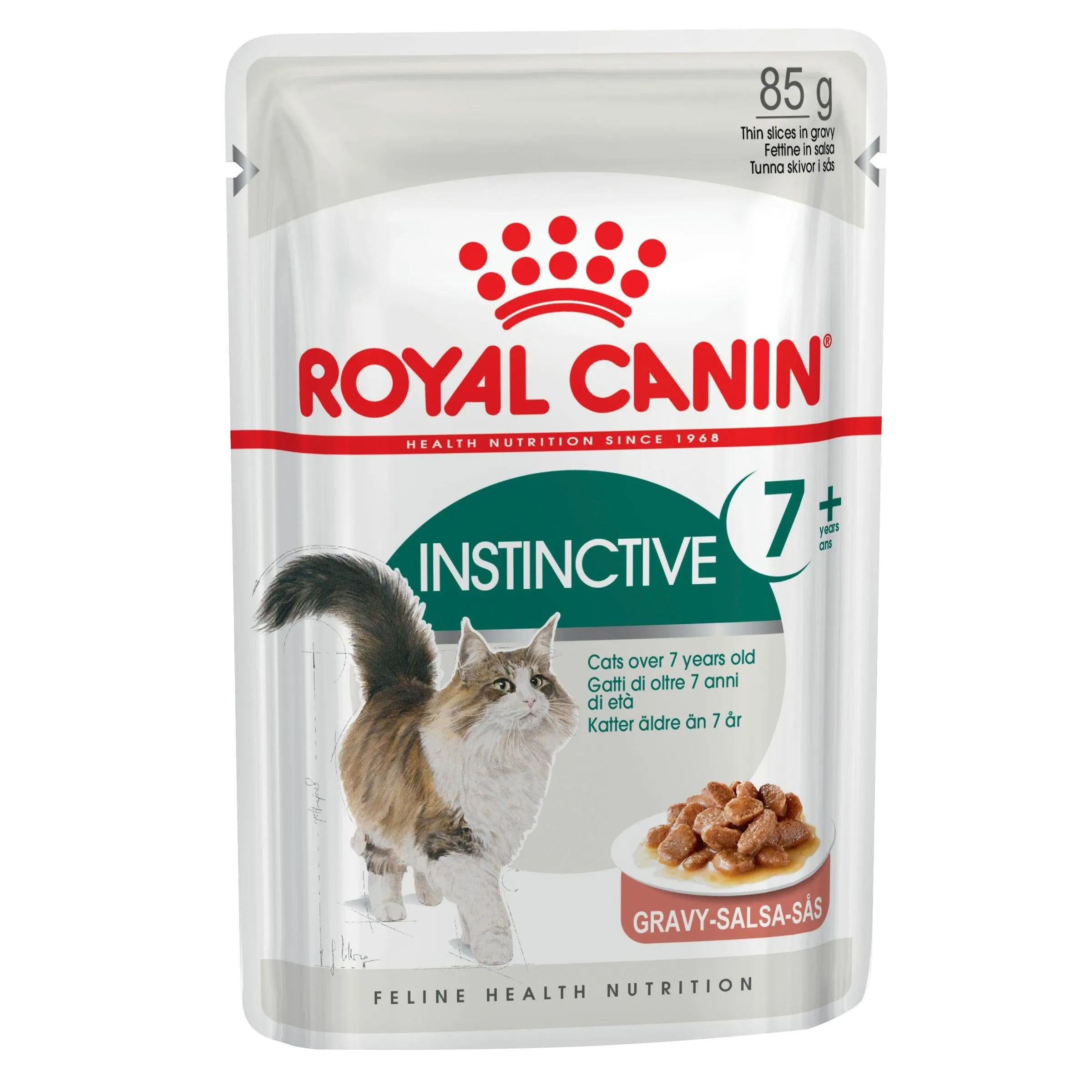 Royal Canin Instinctive 7  Adult In Gravy Wet Cat Food 85G