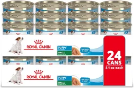 Royal Canin Size Health Nutrition Small Puppy Thin Slices in Gravy Wet Dog Food, 5.1 oz 24-Pack