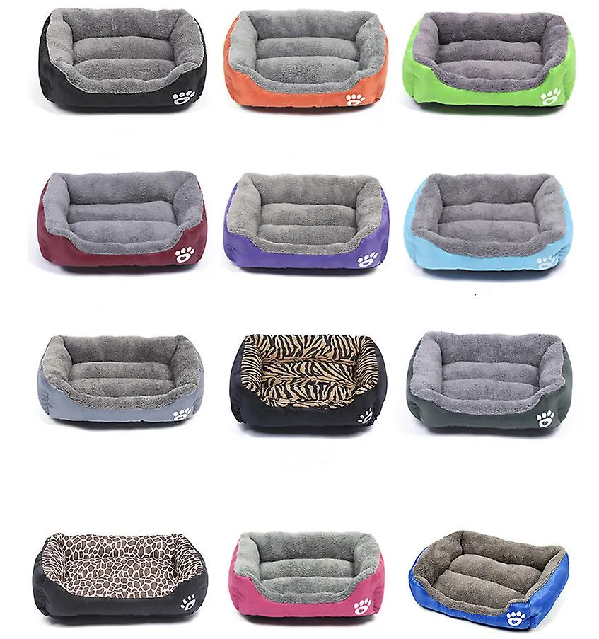 S 43*32cm rose red Pet cat, dog bed, soft and comfortable pet nest AZ21811