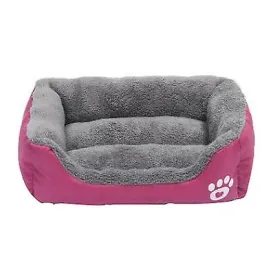 S 43*32cm rose red Pet cat, dog bed, soft and comfortable pet nest AZ21811