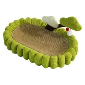 Sisal Cat Bowl Scratcher - Perfect for Scratching and Lounging