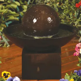 Small Wok with Pedestal Fountain Gist