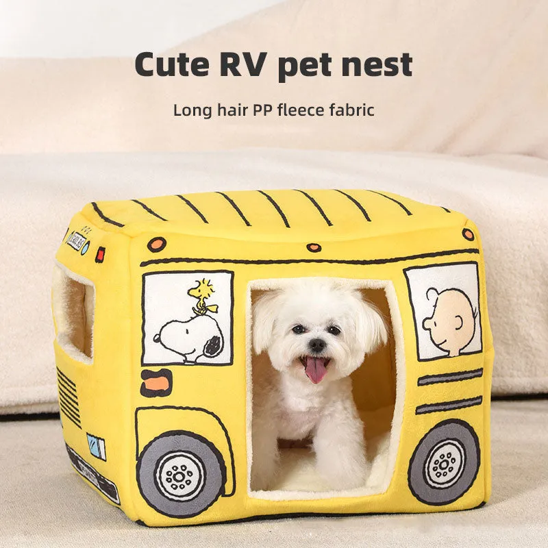 Snoopy Print Pet House