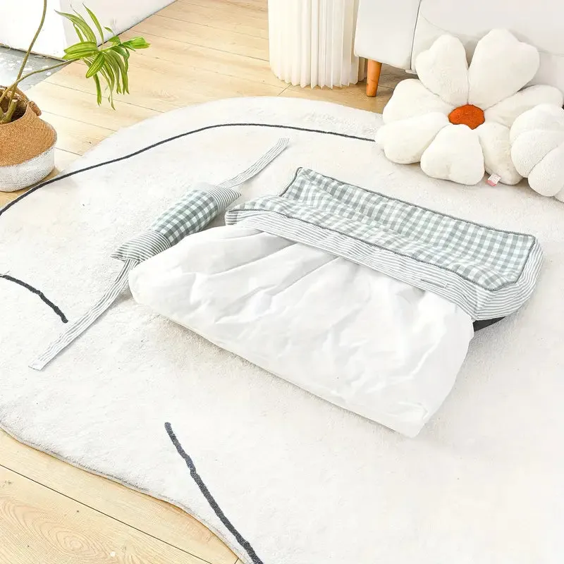 Thick Plaid Pet Mat