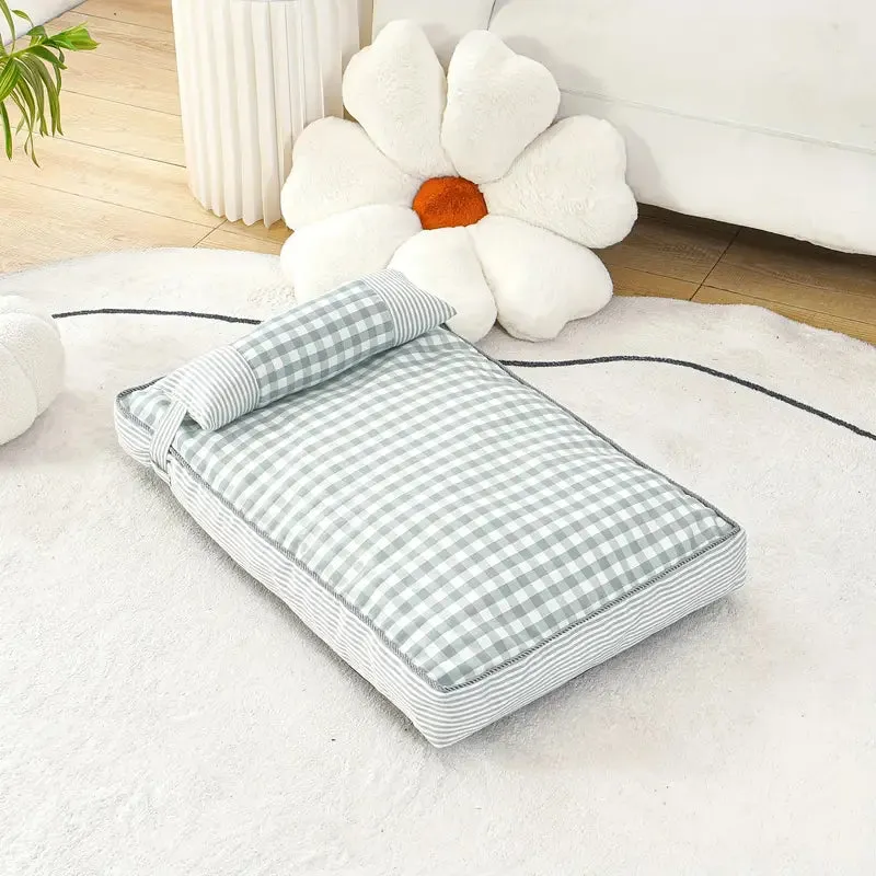 Thick Plaid Pet Mat
