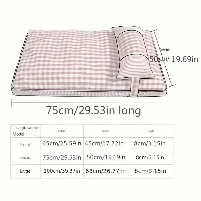 Thick Plaid Pet Mat