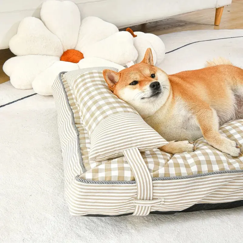 Thick Plaid Pet Mat