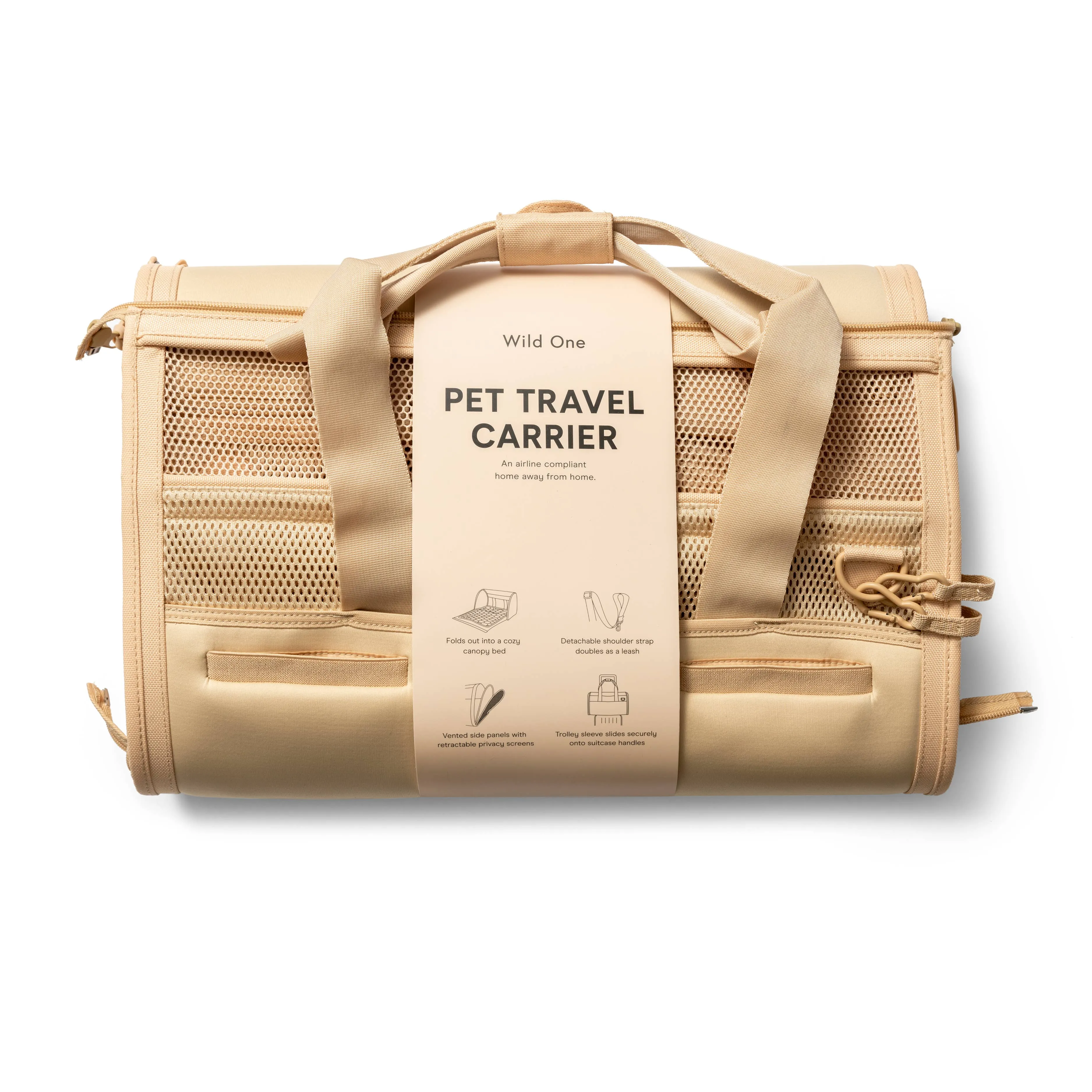 travel carrier - tan