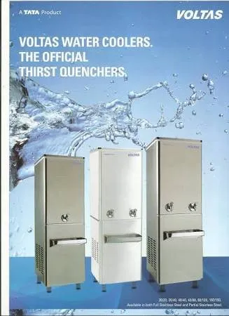Voltas WC FS 120/150 NP R134a Stainless Steel Water Cooler, 150 Litre Silver